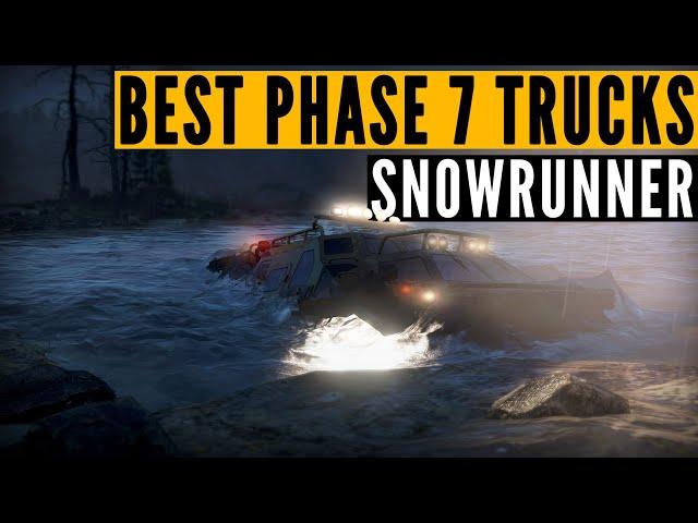 Top 10 BEST trucks for SnowRunner Phase 7 TENNESSEE