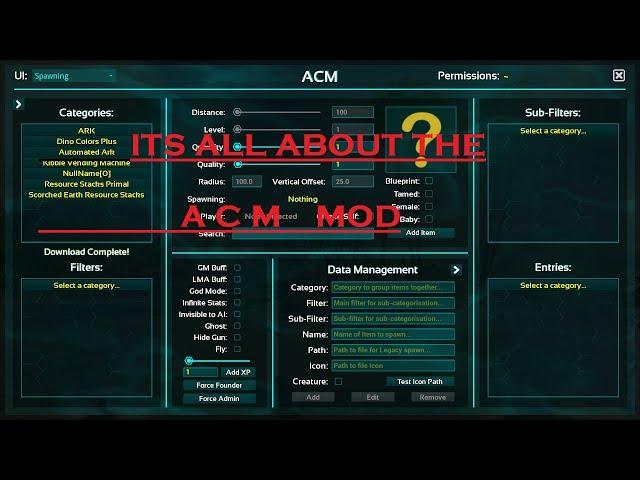 ARK  its all about the A C M MOD for pc