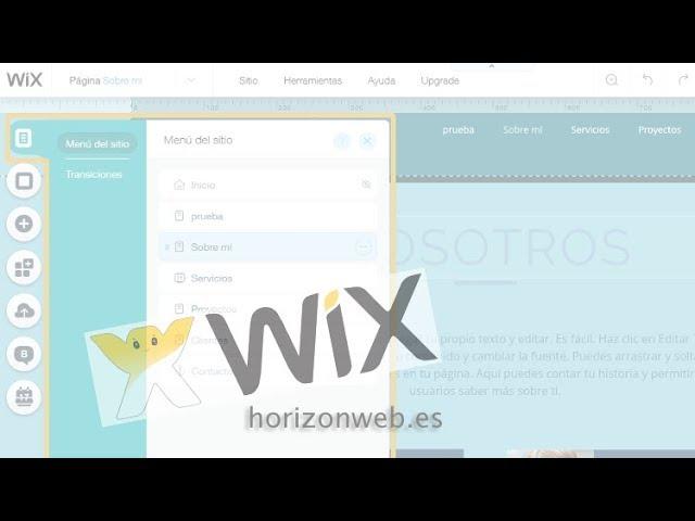 Cómo crear y configurar nuevas páginas con WIX