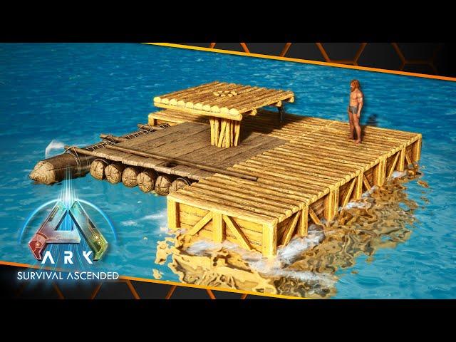 How to Build Drivable Rafts and Motorboats with Foundations in ARK: Survival Ascended!