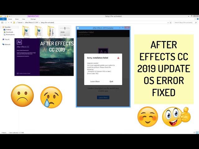 Install Adobe After Effects CC 2019 in Any version of Windows 100% Working.