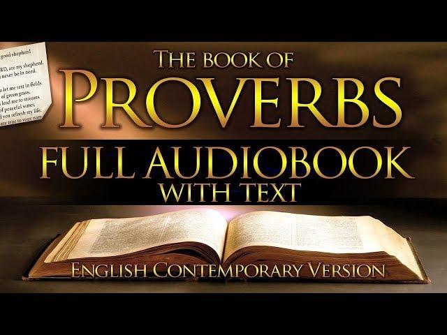 Holy Bible Audio: PROVERBS  1 to 31 - With Text (Contemporary English)