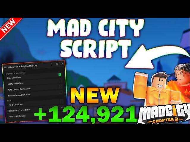 *UPDATED* Mad City Script (PASTEBIN 2023) (MONEY AUTOFARM, AUTO ARREST, ESP, REMOVE LASERS )