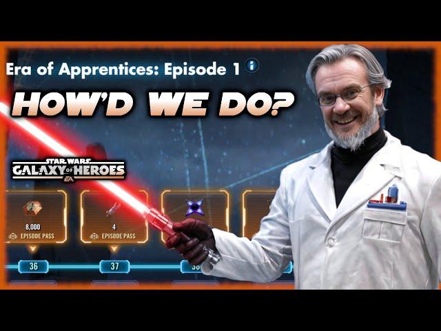 SWGOH Episode 1 Is At An End...So How Did We Do?