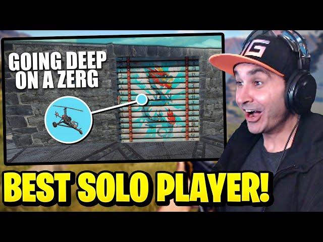 Summit1g Reacts: GOING DEEP on a ZERG and TAKING THEIR LOOT | Rust Solo Survival