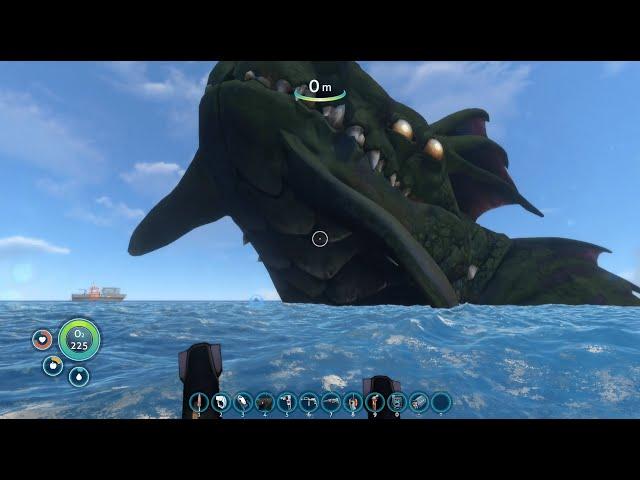 Biggest SEA DRAGON LEVIATHAN in SUBNAUTICA 