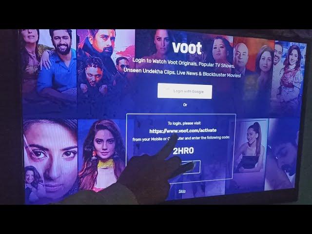 How to activate or login voot app with code on smart tv 2021