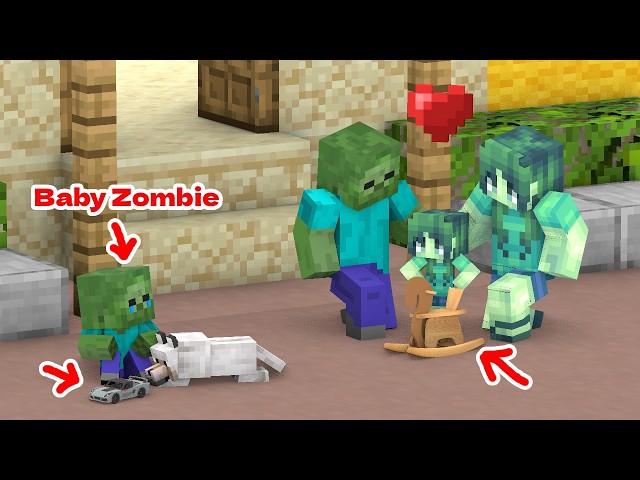 Monster School : Touching Short Stories Of Baby Tvman - Minecraft Animation