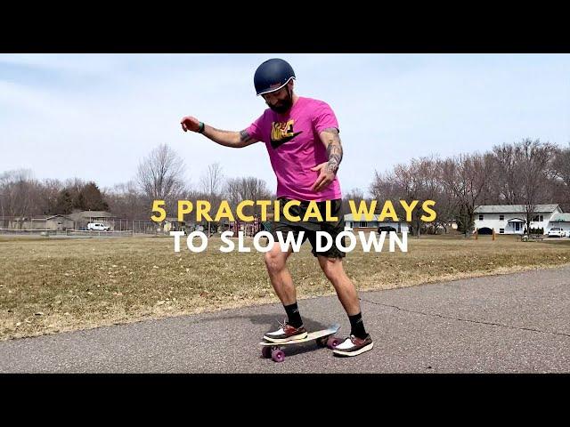 5 Ways to Slow Down on your Penny Board (For Beginners)