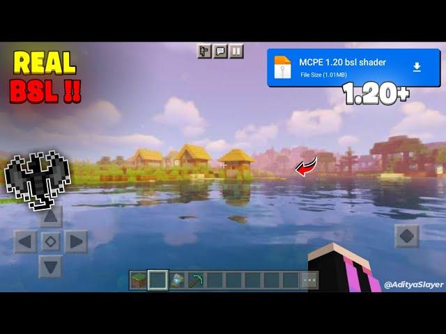 Real Bsl Shader for Minecraft Pocket Edition - 1.20 | Render Dragon - Working Bsl