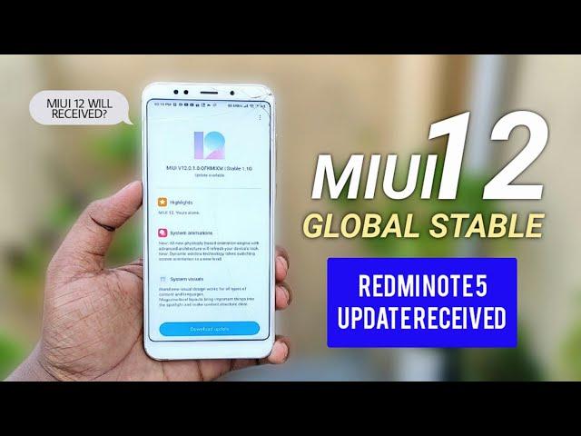 Redmi Note 5 MIUI 12 Global Stable Update Received | MIUI 12 Update Big Problem