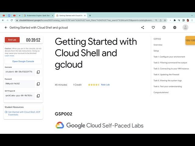 Getting Started with Cloud Shell and gcloud || #qwiklabs || #GSP002