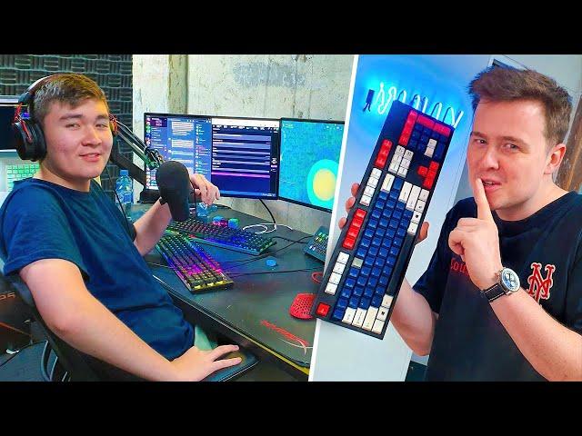 WIRELESS KEYBOARD PRANK Ft. MrFreshAsian & Click Office