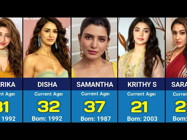 Age of Famous Indian Actress in 2024 ||