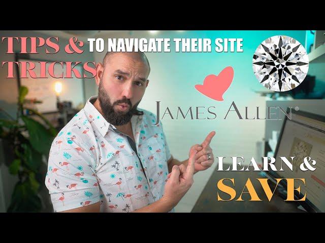 James Allen Website Tutorial- Learn how to find the best diamond engagement ring deals review