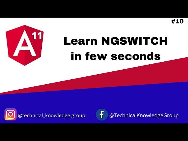 Angular 11 - ngSwitch Directive in Angular 11 #tutorial 10