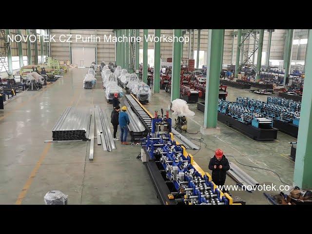 Novotek CZ Purlin Roll Forming Machine Manufacturer: CZ Purlin Roll Forming Machine Factory