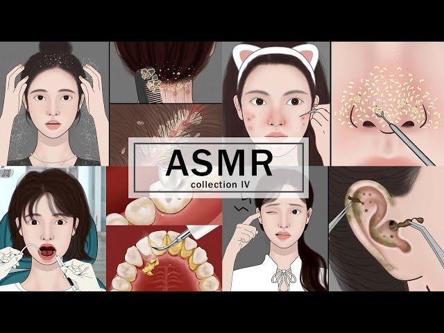 20 MINUTES Satisfying ASMR | Scalp Scaling,  Acne Removal,  Ear Cleaning,  Dental Treatment