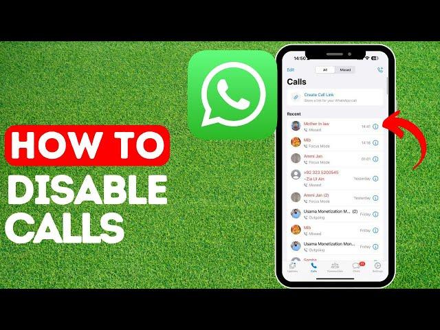 How To Disable Whatsapp Calls From iPhone - Easy Guide