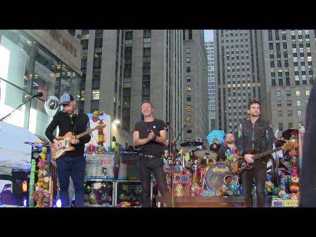 COLDPLAY COMPLETE Soundcheck and Concert Live at the Today Show New York City 2016 1080p