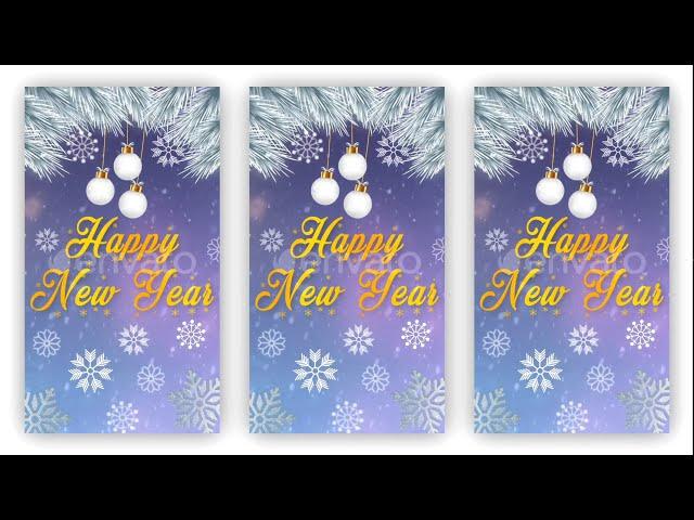 Happy New Year Intro / Instagram stories ( After Effects Template )