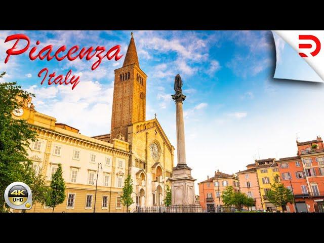 Piacenza - Italy | A Walk to the City Center & Back | 4K - [UHD]