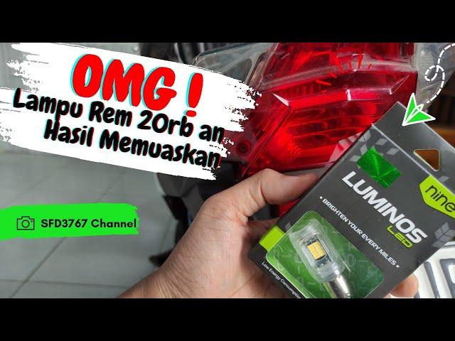 Pasang Lampu Rem Luminos - Lampu Rem 20 Ribuan - Lampu Rem Sepeda Motor