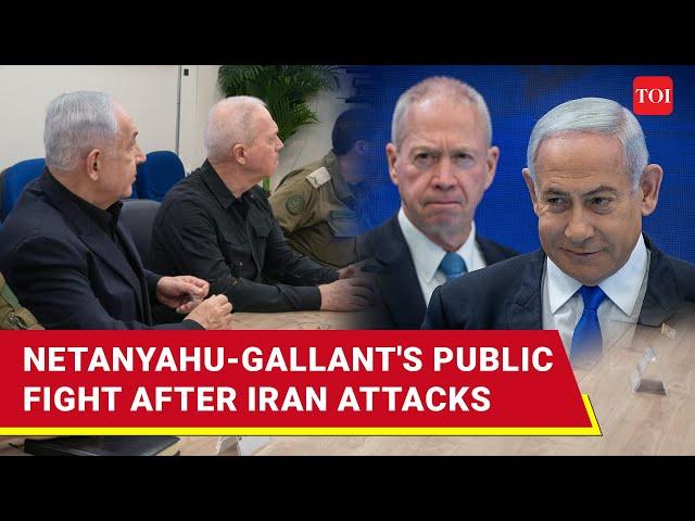 Netanyahu Sets Date To Sack Gallant After Iran Attacks; 'Fumes' At Warning On War Goals | Report