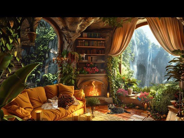 Calm in a Сozy Magical Room | Fall Asleep Fast | Fantasy Ambience. Relaxing Music,Sleep Music 4K