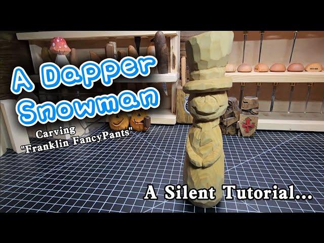 Carve A Dapper Snowman!! Super Easy!