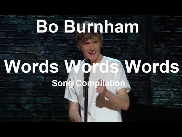 Bo Burnham - Songs from "Words Words Words" w/ Lyrics