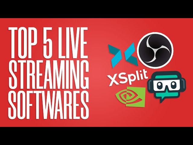 TOP 5 Live Streaming Software For PC (2023)