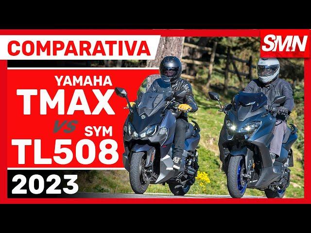 Comparativa Yamaha T-Max contra SYM Maxsym TL508 | Opiniones y Review en español