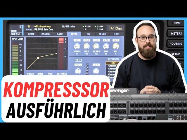 Kompressor einstellen auf dem Behringer X32