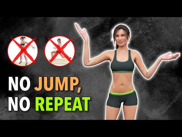 30 Min Full Body Fat Burn: No Jumping, No Repeats