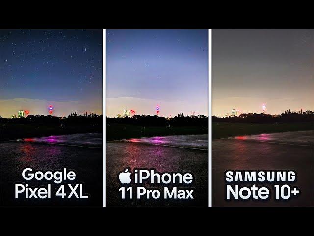 Google Pixel 4 vs iPhone 11 Pro vs Samsung Note 10 Plus Camera Test Comparison!