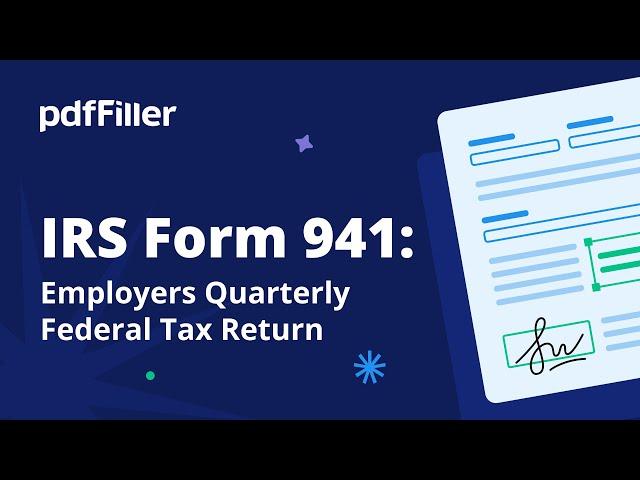 How to Fill Out a 941 Tax Form?