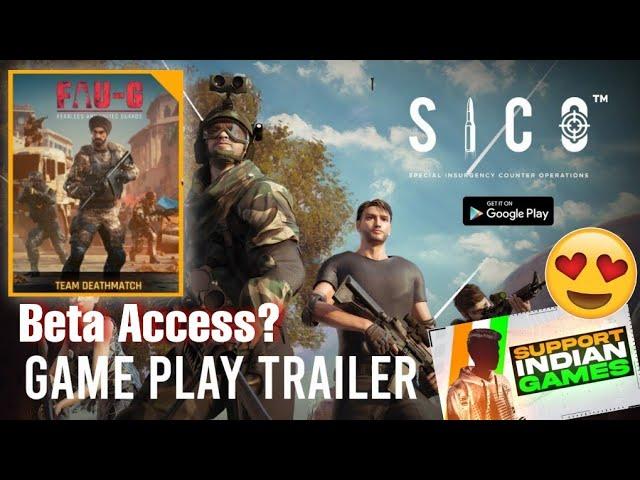 | SICO Indian Multiplayer Game | SICO Official Gameplay Trailer | faug game,faug tdm