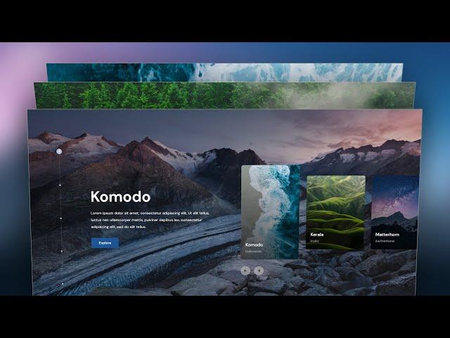 Elementor Advanced Slider with Card Carousel | WordPress Custom Slider Design with Text and Image