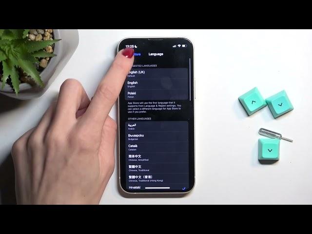 How to Change Language on APPLE App Store?