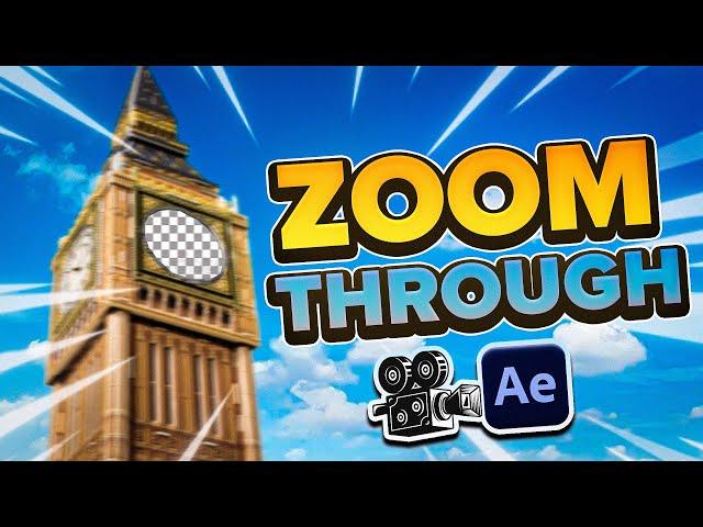 Create a Zoom Through Transition/Effect in 2 minutes - After Effects