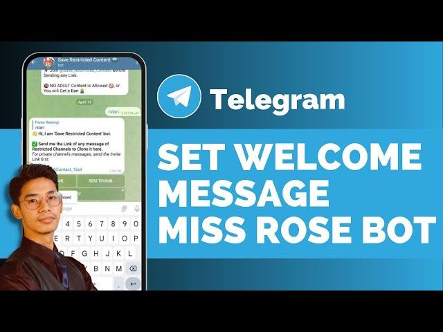 How To Set Welcome Message In Telegram Group || Rose Bot Me Welcome Message !