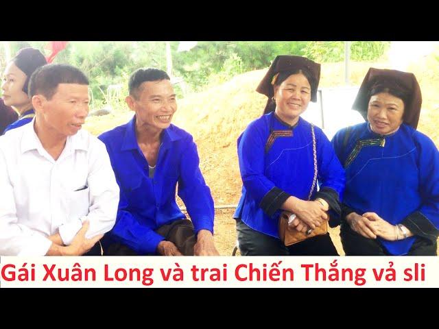 Hát sli Nà Pất ngày 2/6 - Gái Xuân Long và trai Chiến Thắng giao lưu