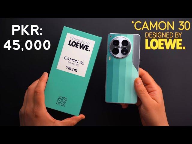 Tecno Camon 30 Series Special Loewe Edition Officially Launched In Pakistan - Camon 30 Unboxing Pak