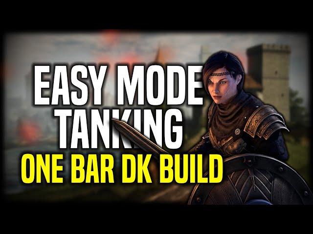 Tanking Made Easy! ️ One Bar Dragonknight Tank Build for ESO