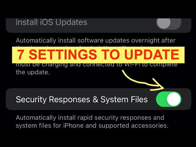 7 iOS 16 settings you SHOULD change immediately!