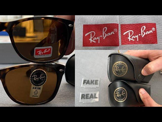 Fake vs Real Ray Ban New Wayfarer Sunglasses