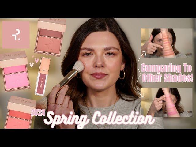 Patrick Ta Spring 2024 Collection! Applying New Blushes & Comparing Patrick Ta Blush Duo Shades