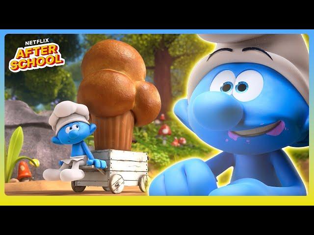 Smurf Soufflé SHOWDOWN!  The Smurfs | Netflix After School