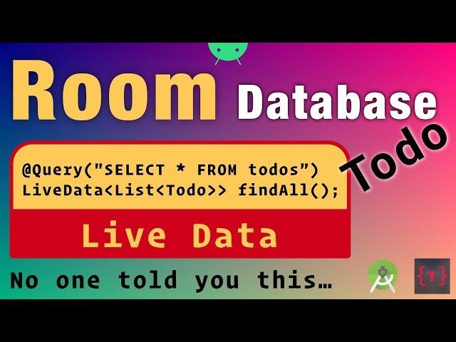 Room Database & Live Data | using Singleton Pattern